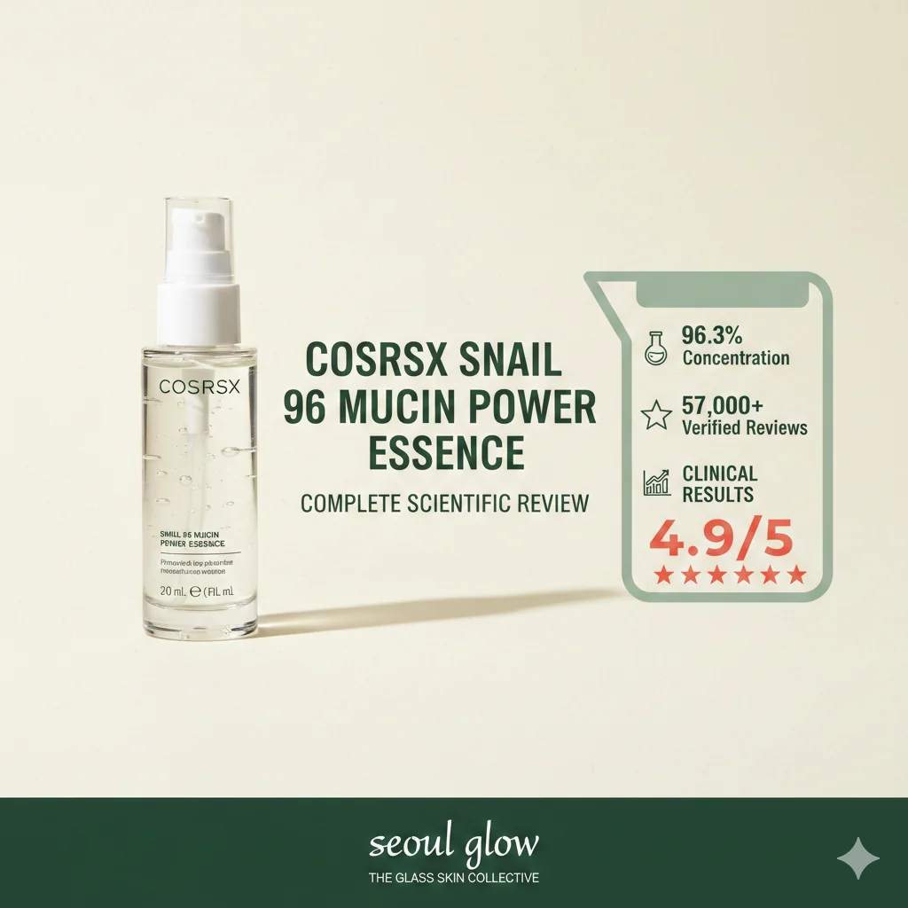 COSRX Snail 96 Mucin Power Essence 100ml bottle with pump dispenser